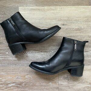 Blondo Waterproof Leather Pointed Toe Boots